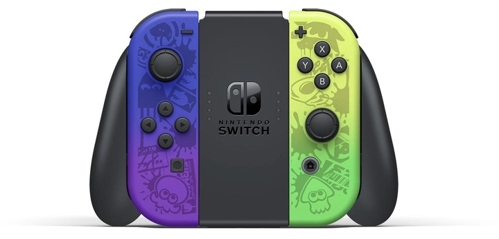 Ігрова приставка Nintendo Switch OLED Model Splatoon 3 Special Edition - Фото 3 Ігрова приставка Nintendo Switch OLED Model Splatoon 3 Special Edition - изображение 3