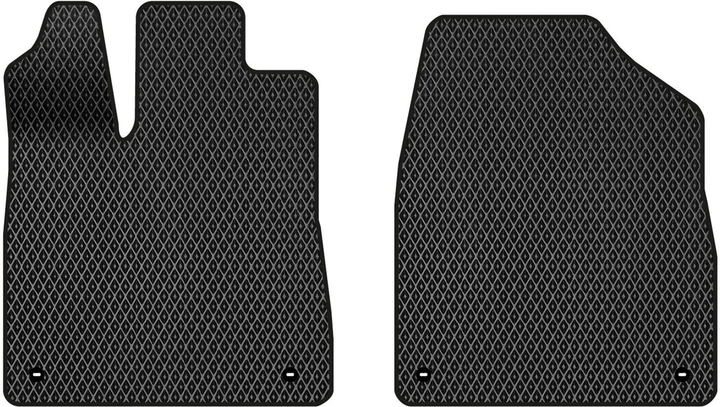 Акция на EVA килимки EVAtech в салон авто передні для Acura MDX (YD3) Hybrid Restyling 2016-2020 3 покоління SUV USA 2 шт Black от Rozetka