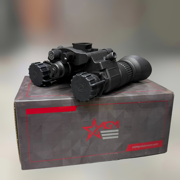 Бинокуляр ночного видения AGM NVG-40 NL1, Gen2+, зеленый фосфор, ПНВ с двумя трубками (#14NV4122484011) - изображение 1