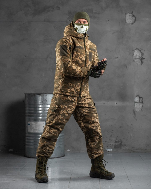 Зимовий водонепроникний тактичний костюм піксель octagon Вт4684 S - зображення 2