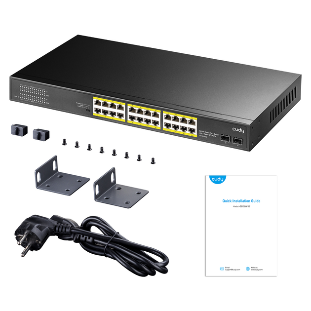 Przełącznik Cudy GS1028PS2 (GS1028PS2) - obraz 4