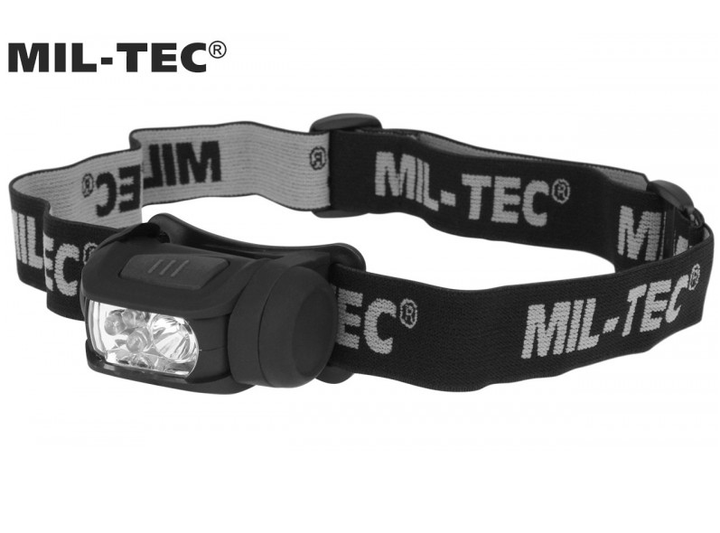 Налобный фонарь Mil-Tec 4 цвета Luxeon 15170102 - изображение 2