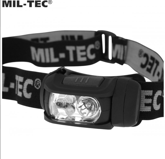Налобный фонарь Mil-Tec 4 цвета Luxeon 15170102 - изображение 3