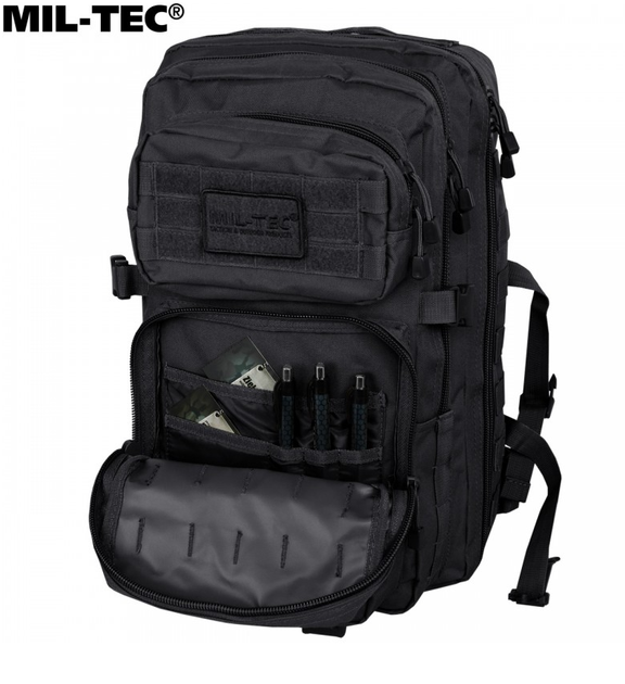 Тактический Рюкзак Mil-Tec Large Assault Pack 36 14002202 черный - изображение 5