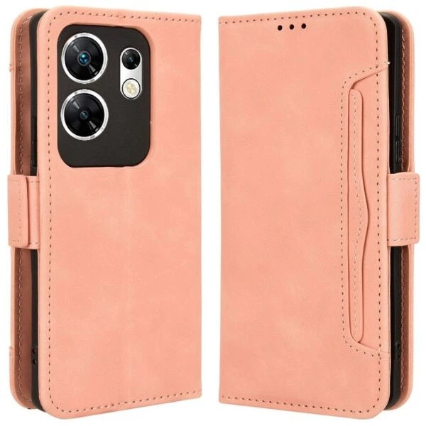 Чохол Deexe Wallet Stand для Infinix Zero 30 - Pink - Фото 1 Чохол Deexe Wallet Stand для Infinix Zero 30 - Pink - зображення 1