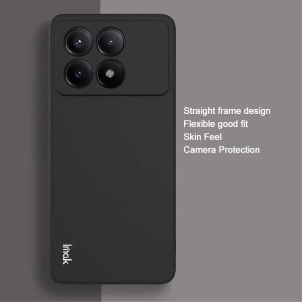 Силиконовый (TPU) чехол IMAK UC-4 Series для Xiaomi Poco X6 Pro - Black - изображение 2