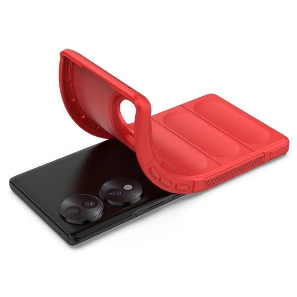 Силиконовый (TPU) чехол Deexe Terra Case для Honor 70 - Red - Фото 3 Силиконовый (TPU) чехол Deexe Terra Case для Honor 70 - Red - изображение 3