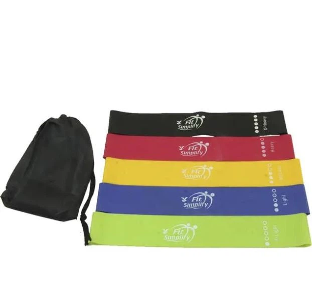 Резинки силиконовые для фитнеса Fit Simplity Loop Bands 5 шт - изображение 2