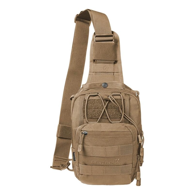 Тактическая плечевая сумка кобура Pentagon UCB 2.0 K17046 Койот (Coyote) - изображение 1