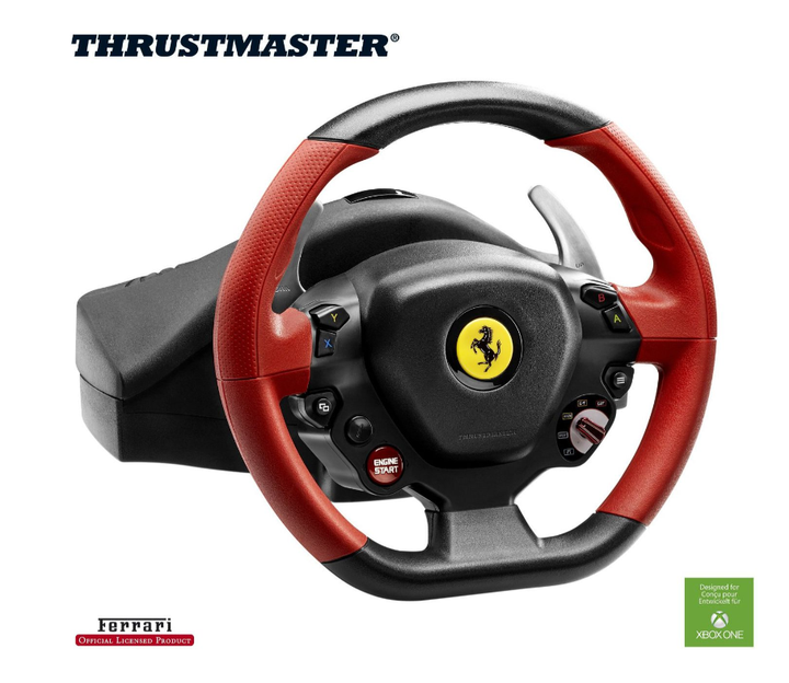 Руль с педалями Thrustmaster Ferrari 458 Spider для Xbox One, Xbox Series X/S (4460105) - изображение 3