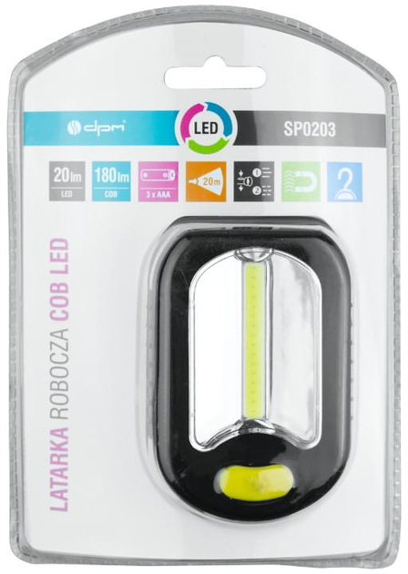 Робочий ліхтар DPM COB LED 20 + 180 лм (5900672656916) - зображення 9