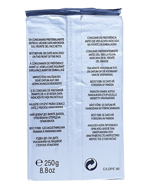 Упаковка кава мелена Lavazza Crema e Gusto Classico1500 г (6 пач.*250 г.) внутрішній ринок Італія - изображение 5