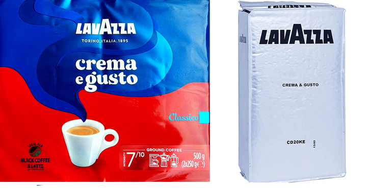 Купить Кава мелена Lavazza Crema e Gusto 250 г внутрішній