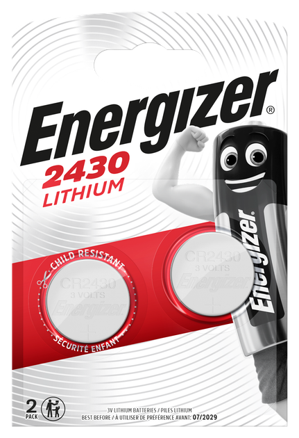 Батарейки Energizer CR2430 Lithium 2 шт (BAT-ENE-0000001) - зображення 1