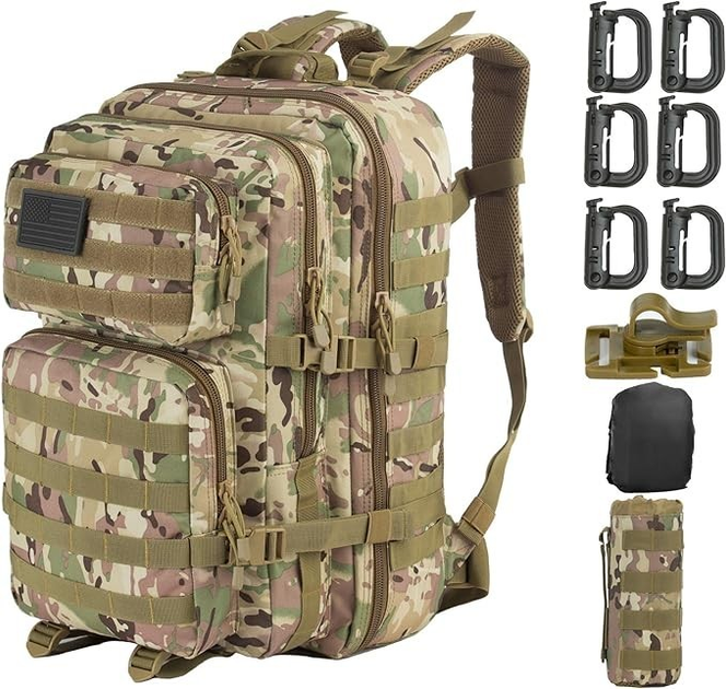 Рюкзак тактичний GZ XINXING Multicam 45 літрів - зображення 1