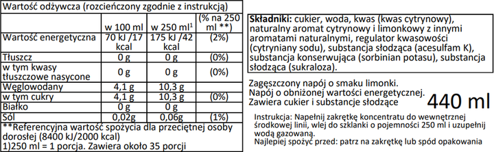 Концентрат напою Sodastream лимон лайм 440 мл (NAOSOANIE0003) - зображення 3