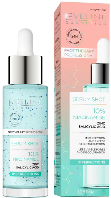 Serum Eveline Cosmetics Serum Shot kuracja na niedoskonałości 10 % niacynamid 30 ml (5903416039600) - obraz 1