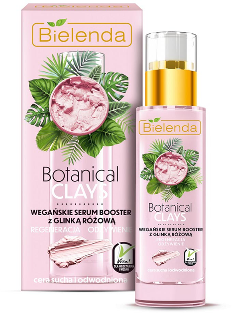 Serum booster Bielenda Botanical Clays wegańskie z glinką różową 30 ml (5902169038618) - obraz 1