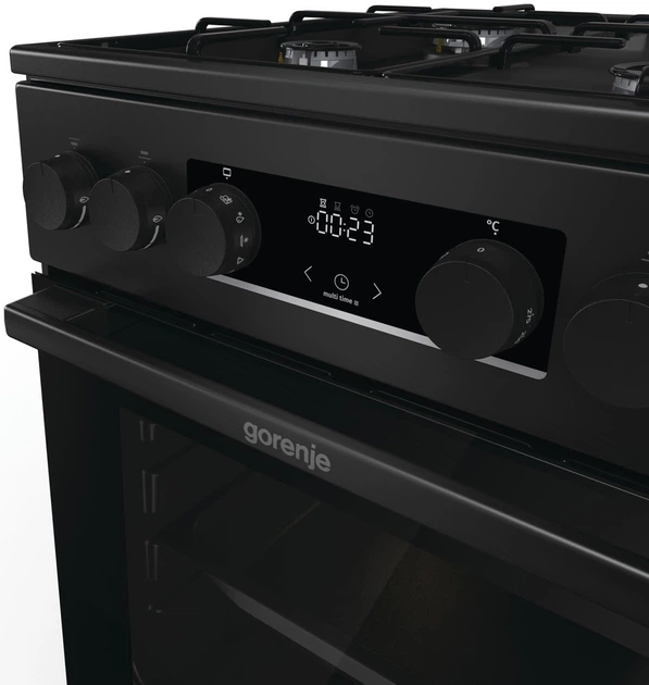 Kuchenka gazowa z piekarnikiem elektrycznym Gorenje GKS5C70BJ - obraz 9
