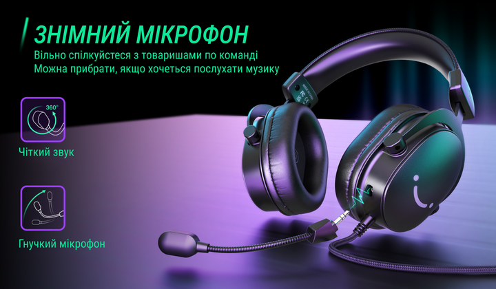 Навушники Fifine H9 Black 7.1 - зображення 16