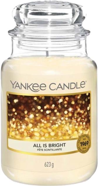 Świeca zapachowa Yankee Candle All Is Bright 623 g (5038580084764) - obraz 1