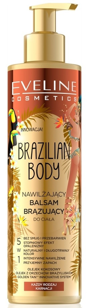 Balsam do ciała Eveline Brazilian Body brązujący 200 ml (5901761986150) - obraz 1