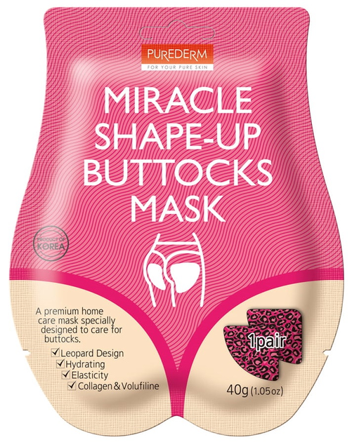 Maska Purederm Miracle Shape-Up Buttocks Mask modelująca pośladki 40 g (8809541193927) - obraz 1