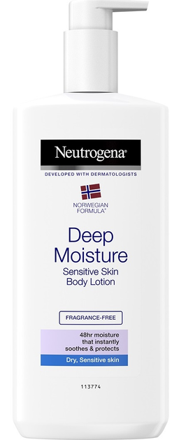 Бальзам Neutrogena Norwegian Formula для сухої та чутливої ​​шкіри глибоко зволожуючий без запаху 400 мл (3574660527452) - зображення 1