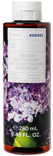 Гель для душу Korres Lilac Renewing Body Cleanser відновлюючий 250 мл (5203069101144) - зображення 1