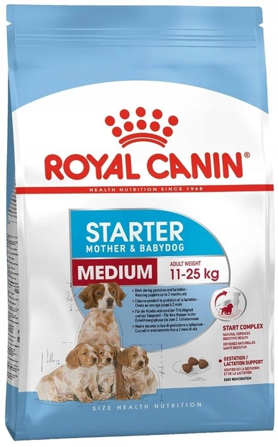 Sucha karma dla psów Royal Canin Medium Starter Mother&Baby Dog 4 kg (3182550778725) - obraz 1