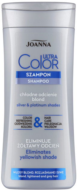 Szampon Joanna Ultra Color System nadający platynowy odcień do włosów blond i rozjaśnianych 200 ml (5901018000240) - obraz 1