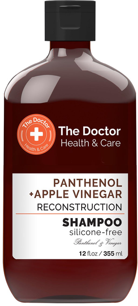 Szampon The Doctor Health & Care do włosów rekonstruujący Ocet Jabłkowy & Pantenol 355 ml (8588006041781) - obraz 1