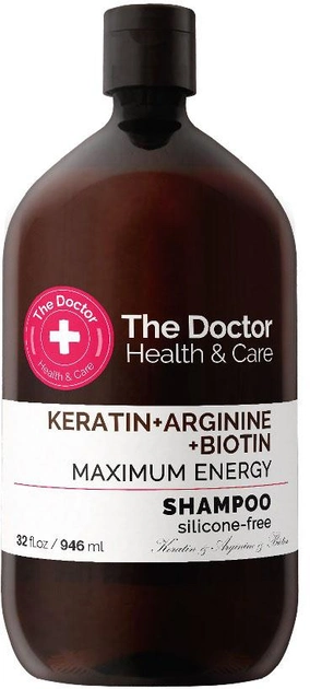 Szampon The Doctor Health & Care do włosów wzmacniający Keratyna & Arginina & Biotyna 946 ml (8588006041705) - obraz 1