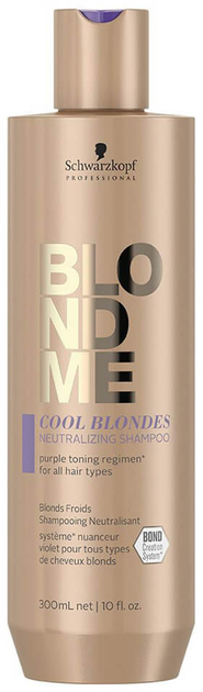 Szampon Schwarzkopf Professional BlondMe Cool Blondes Neutralizing Shampoo neutralizujący 300 ml (4045787640076) - obraz 1