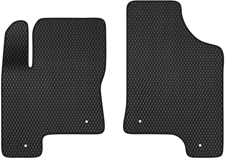 Акція на EVA килимки EVAtech в салон авто передні для Geely Emgrand EV 2015+ 1 покоління Sedan EU 2 шт Black від Rozetka