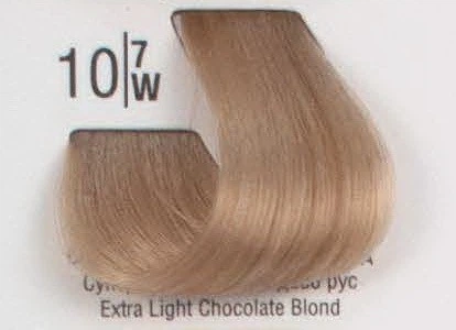 Профессиональная краска для волос Spa Master Professional Cream Color 10/7W Сверхсветлый коричневый блонд 100 мл - изображение 2