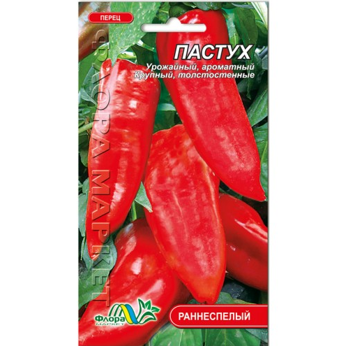 Семена Перец Пастух раннеспелый 0.3 г - Фото 1 Семена Перец Пастух раннеспелый 0.3 г - изображение 1