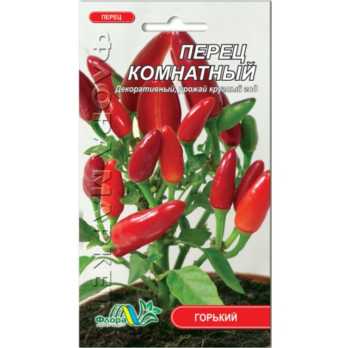 Насіння перець гіркий Кімнатний 0.05 г - Фото 1 Насіння перець гіркий Кімнатний 0.05 г - зображення 1