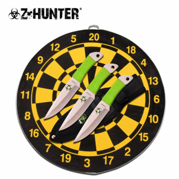Набор из трёх метательных ножей с мишенью Perfect Point Z Hunter (ZB-154SET) - изображение 1