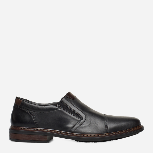 Чоловічі туфлі RIEKER 17659-00 41 Чорні (4059954484721) - зображення 1