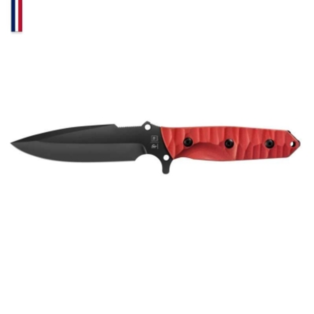 Нож Tb Outdoor "Maraudeur", MOX, G10, красный, кайдексные ножны - изображение 1
