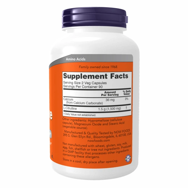Citrulline 750mg - 180 vcaps - зображення 2
