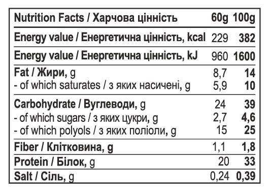 Протеїнові батончики Protein Bar - 12x60g Caramel Cream - Фото 2 Протеїнові батончики Protein Bar - 12x60g Caramel Cream - зображення 2