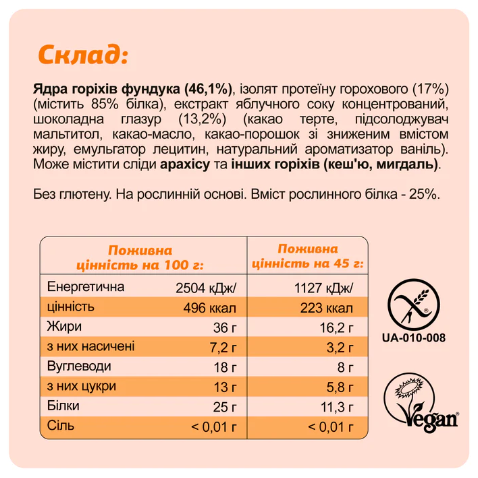 Протеїнові батончики Mini Box Protein - 4x45g - зображення 5