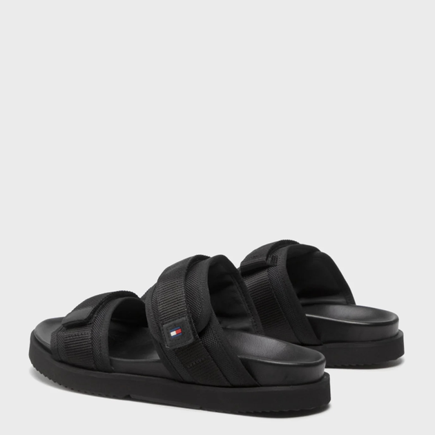 Sandały męskie Tommy Hilfiger M0FM04118BDS 42 Czarne (8720116781472) - obraz 3
