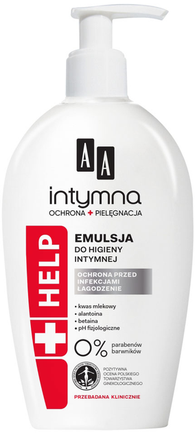 Емульсія для інтимної гігієни AA Cosmetics Intimate Protection & Care Help 300 мл (5900116025414) - зображення 1