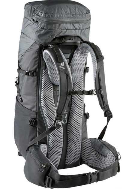 Туристический рюкзак Deuter Aircontact Lite 50 + 10 темно-серый - изображение 4