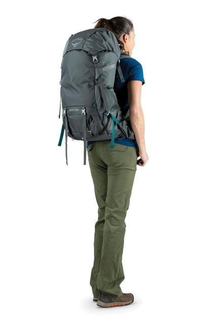 Туристический рюкзак Osprey Renn 50 серый - изображение 3