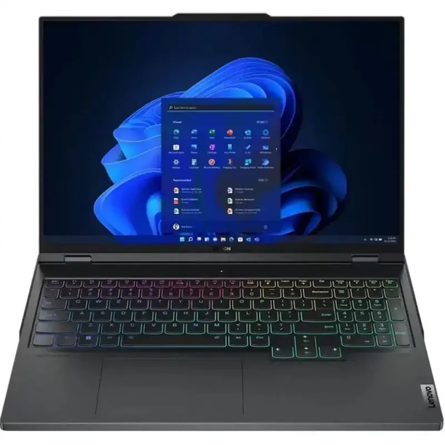 Ноутбук Lenovo Legion 5 Pro 16IRX9 (83DF002KRM) 16,1", IPS, 2560x1600, 240 Гц / i9-14900HX / GeForce RTX 4060 / 32 ГБ / 1000 ГБ / DOS - Фото 1 Ноутбук Lenovo Legion 5 Pro 16IRX9 (83DF002KRM) 16,1", IPS, 2560x1600, 240 Гц / i9-14900HX / GeForce RTX 4060 / 32 ГБ / 1000 ГБ / DOS - зображення 1