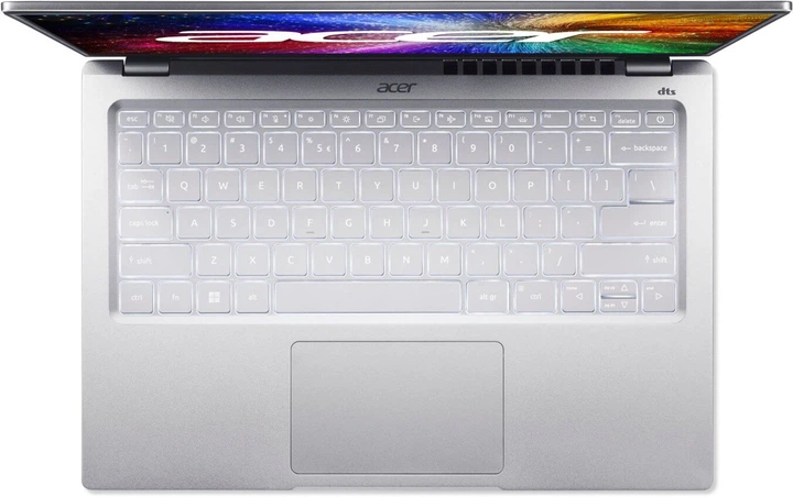 Ноутбук Acer Swift 3 SF314-71-52K6 (NX.KADEX.00C) 14"/OLED/2880х1800 90 Гц/Intel i5-12450H/Intel UHD Graphics ОЗП/16 ГБ/LPDDR5/SSD:512 ГБ /DOS - изображение 3